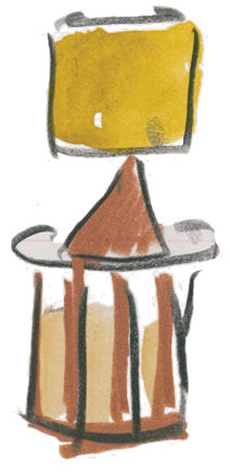Illustration  rooms lamp